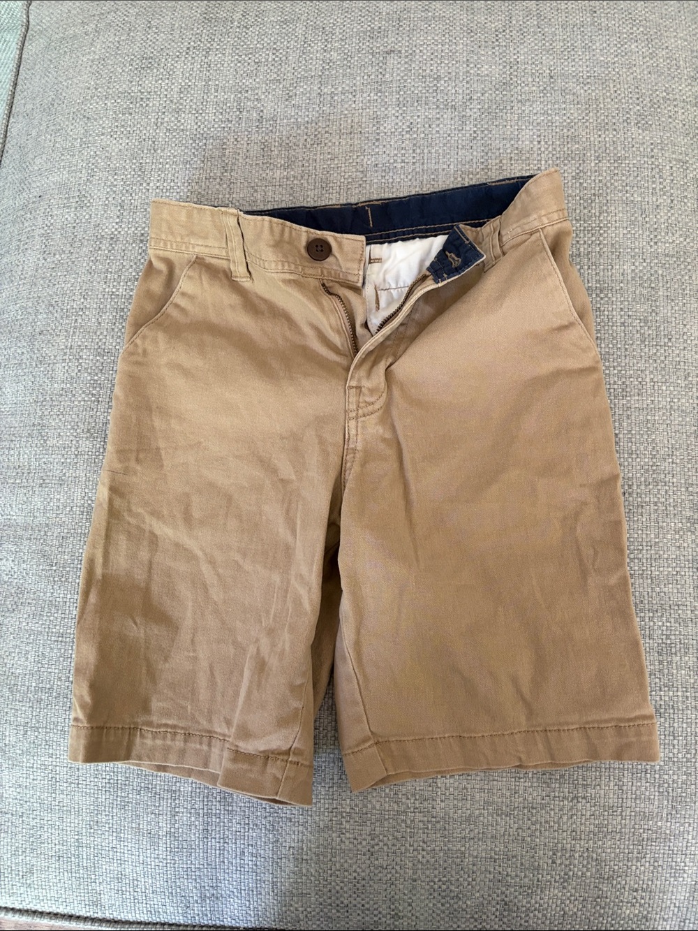 wonder nation Khaki Flat-Front Men's Shorts